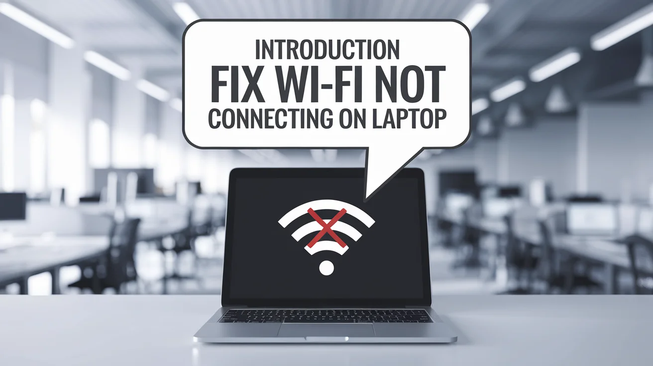 Introduction Fix Wi-Fi Not Connecting on Laptop