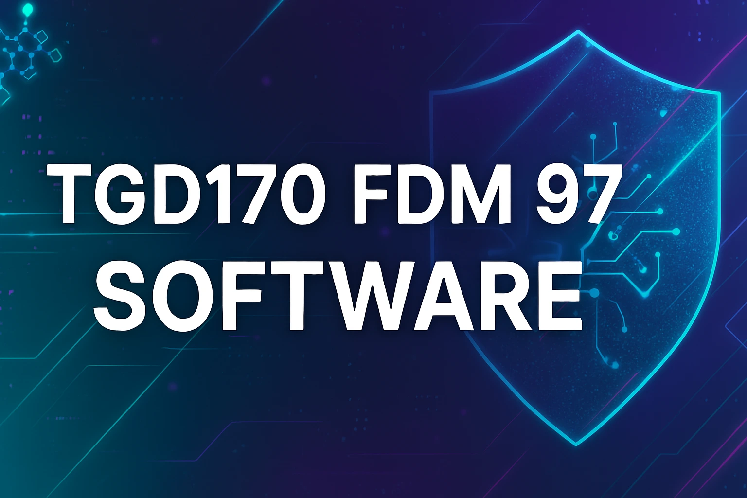 TGD170 FDM 97 Software