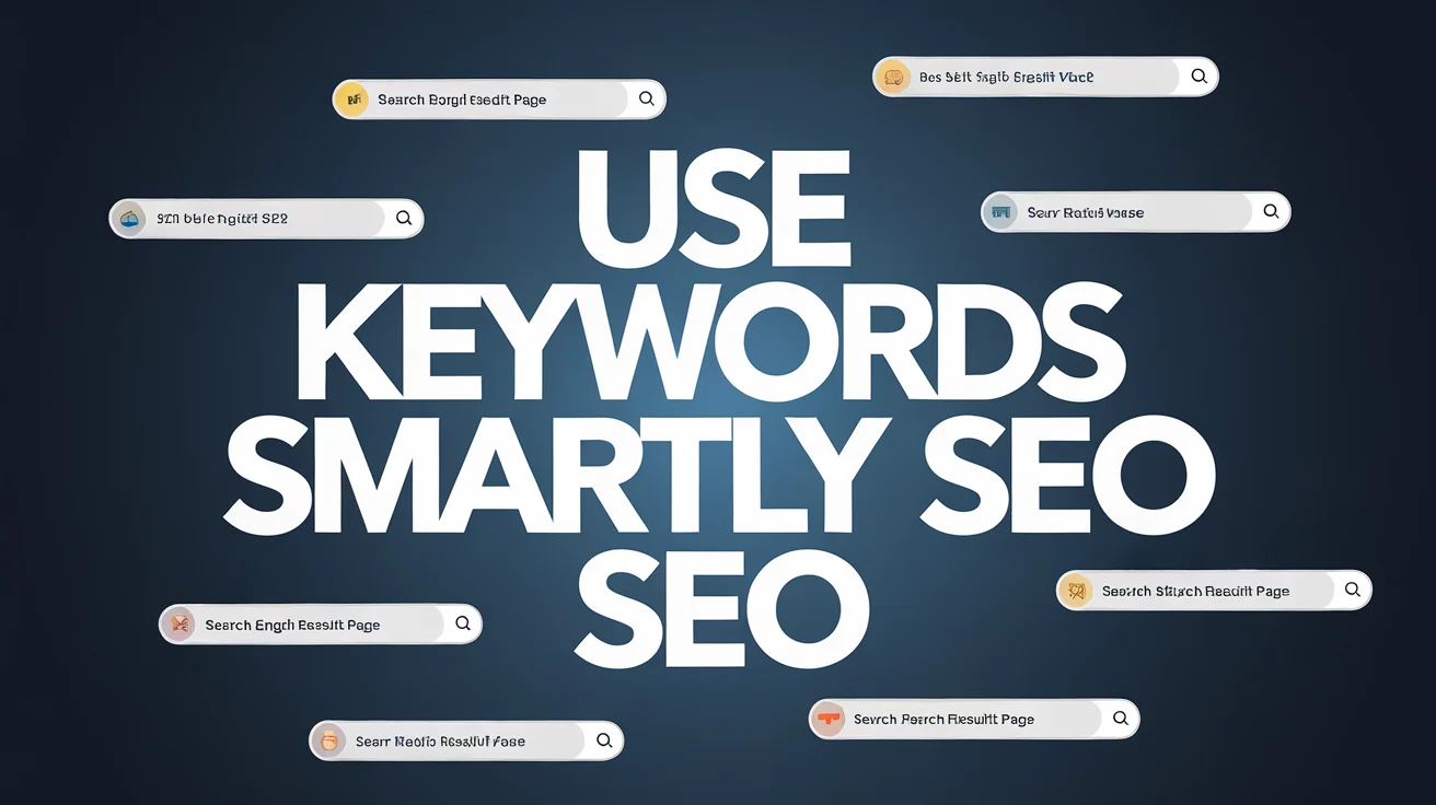 Use Keywords Smartly SEO